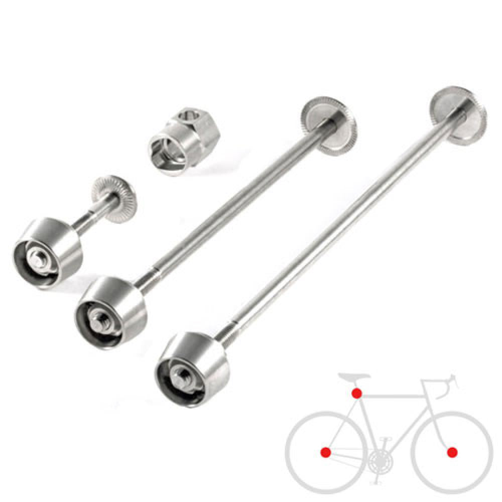 PITLOCK Set 02 Sicherungsset - Vorderrad, Hinterrad, Sattelstütze