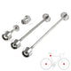 PITLOCK Set 02 Sicherungsset - Vorderrad, Hinterrad, Sattelstütze