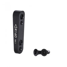 TRP Bremssatteladapter Flatmount/Flatmount Ø 160 mm Schwarz - präzise Scheibenbremsmontage hinten