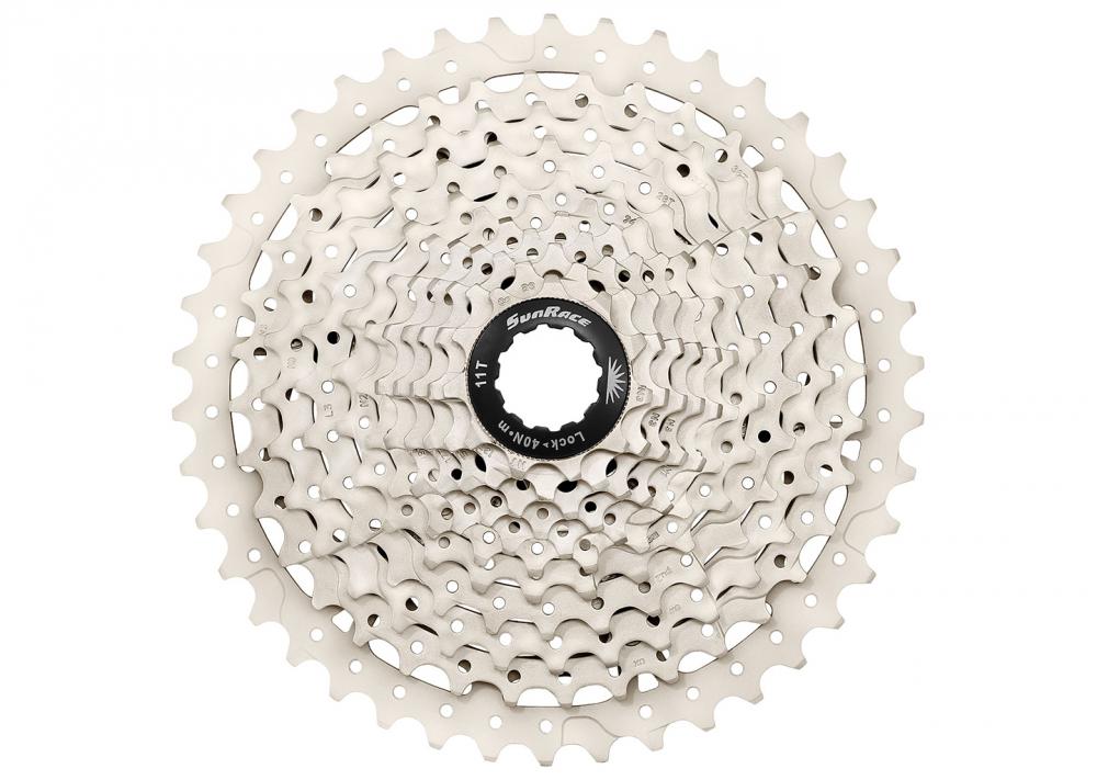 SunRace CSMS8 EAY 11-fach Kassette mit 11-42 Zähnen in Metallic Silver