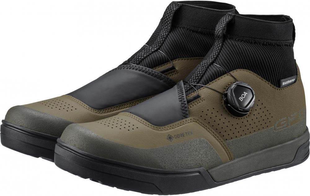 SHIMANO Fahrradschuhe GF800GTX Herren/Damen MTB FLATPEDAL 39 - wasserdicht, Grün