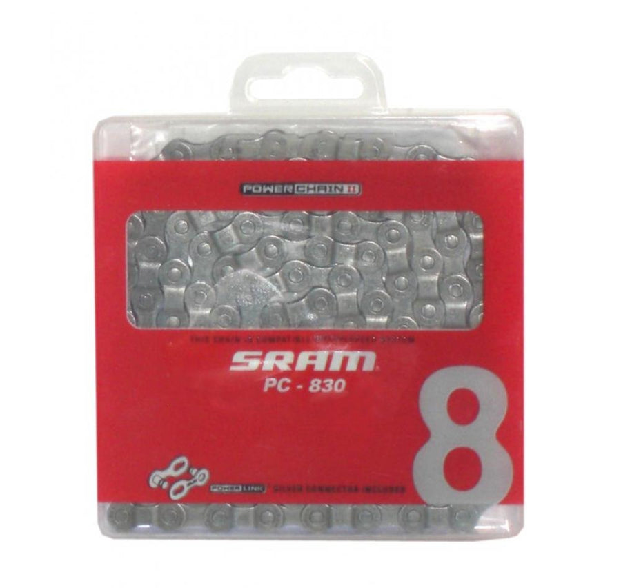 SRAM PowerChain II PC 830 Kette 8-fach, 114 Glieder, mit PowerLink in Verpackung.