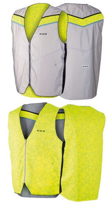 Wowow Sicherheitsweste Copenhagen reflekt reversibel gelb grau S