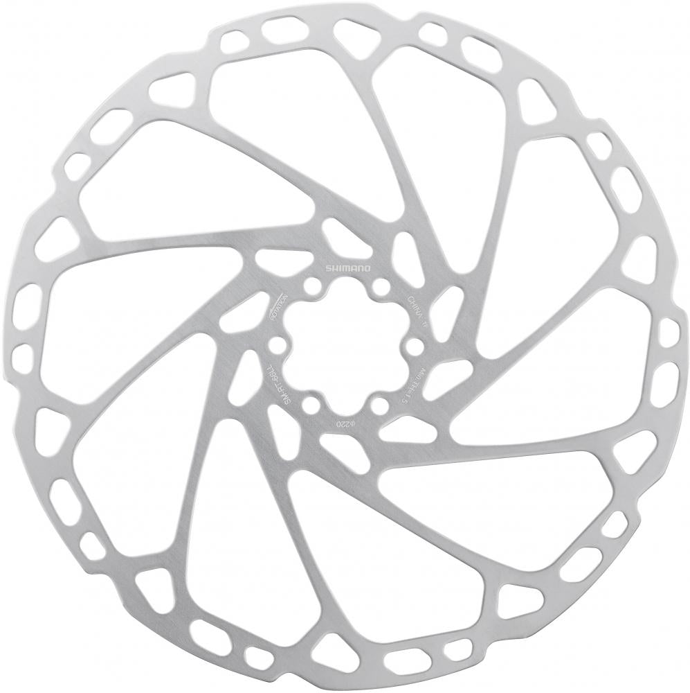 SHIMANO Bremsscheibe SM-RT66L 203mm 6-Loch - Hochwertige MTB Bremsscheibe - Scheibenbremse