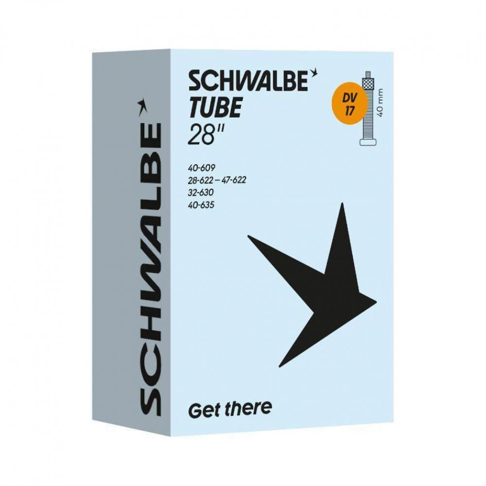 Schwalbe DV17 VM Fahrradschlauch 28 Zoll 28/47-622/635 - Dunlopventil 40 mm