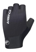 CHIBA Team Glove Pro kurzfinger Radhandschuhe schwarz, leicht und atmungsaktiv.