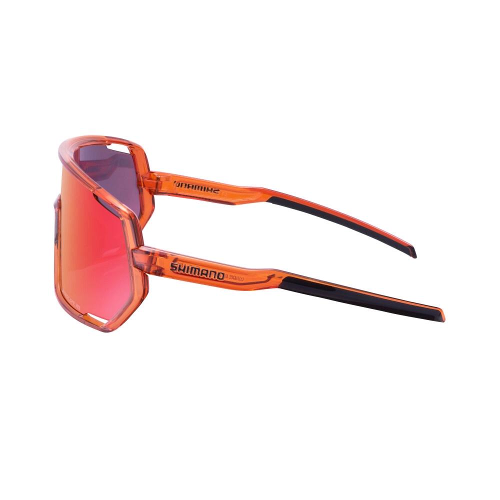 SHIMANO BRILLE TECHNIUM 2 RIDESCAPE RD Einheitsgröße ORANGE - klare Sicht für sportliche Fahrten