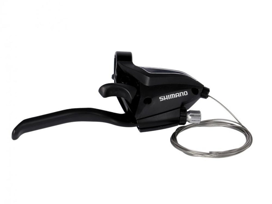 SHIMANO Schalt-/Bremshebel ST-EF500 8-fach Rechts 4 Finger - 8-fach, Schwarz