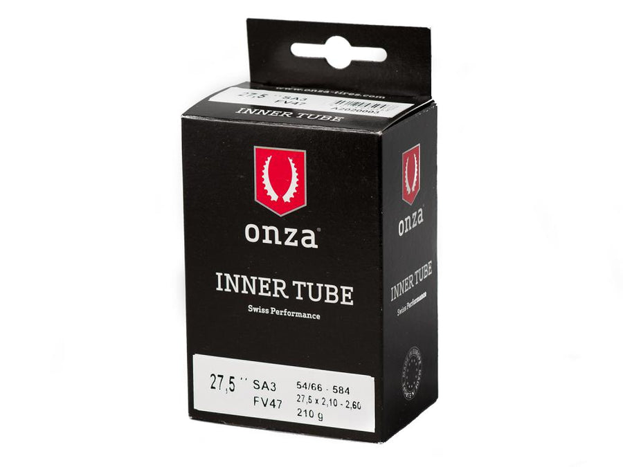 Onza Tires Schlauch Tube SA3 - 2.10-2.60 0.9mm Presta FV47mm black 26zoll - 26