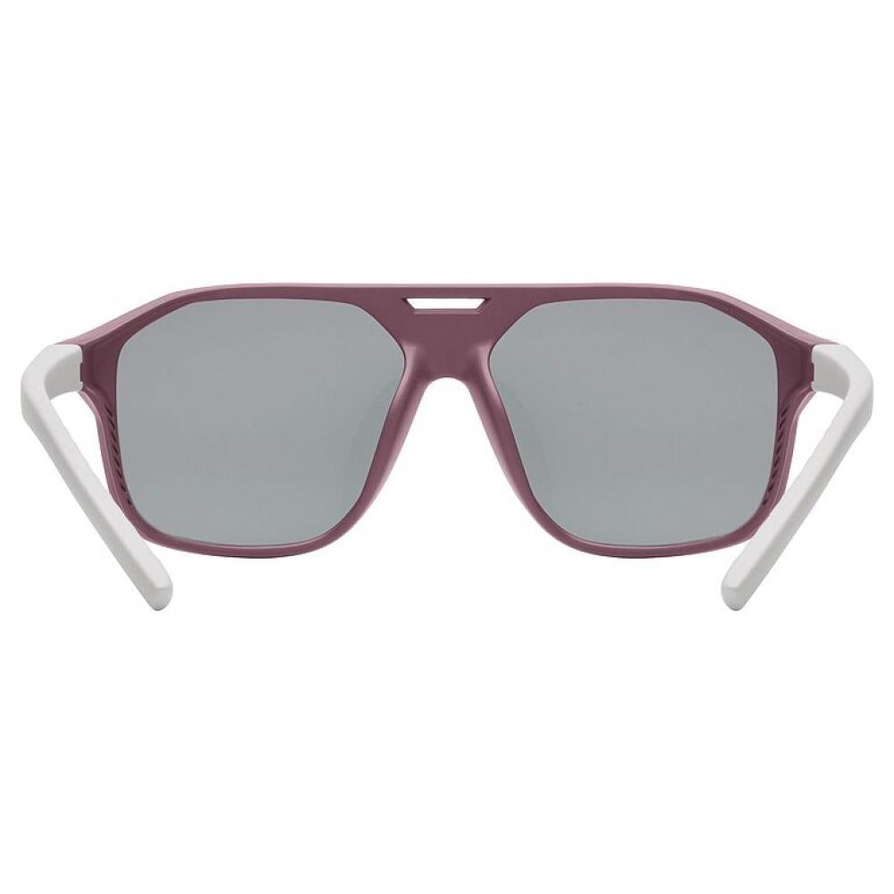 uvex Cosmic Sonnenbrille Cranberry Matt - Verspiegelt Silber, UV400 Schutz, Einheitsgröße, Sportbrille