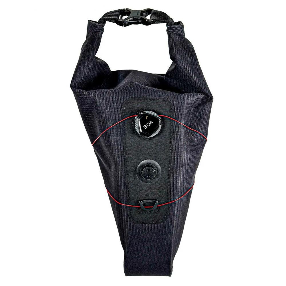 SILCA Grinta Adventure Bag - Wasserdichte Roll-Top Satteltasche 2-5 Liter, robuster BOA-Verschluss, aus recyceltem Material, ideal für Bikepacking und Abenteuer