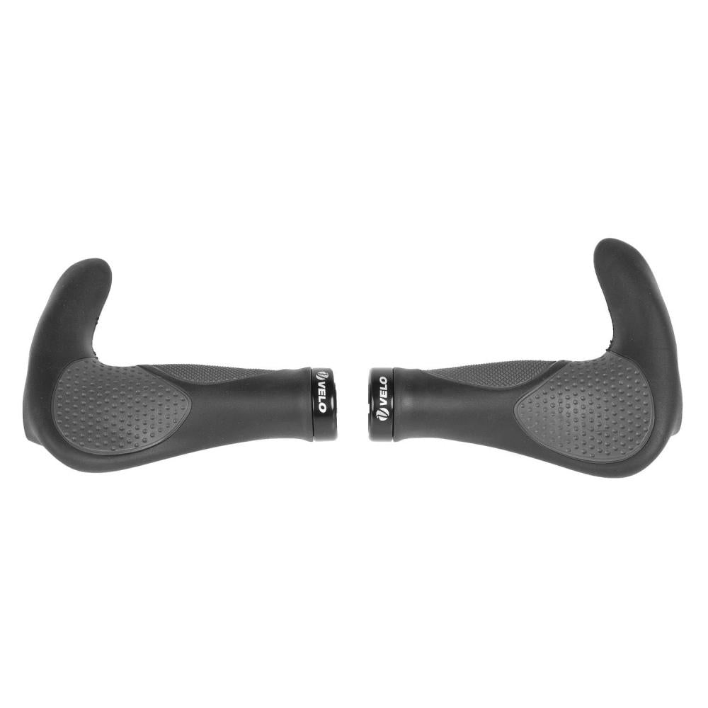 VELO Ergogel D3 Bar Schraubgriffe 138 mm - schwarz/grau