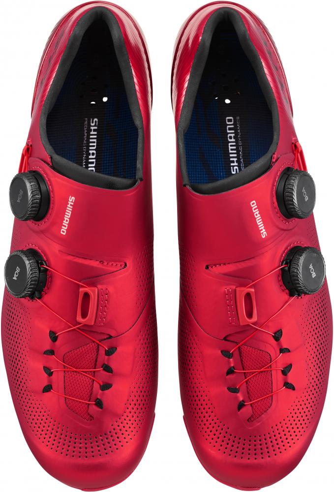 SHIMANO Fahrradschuhe RC903 - Road SPD-SL, Größe 45, Rot