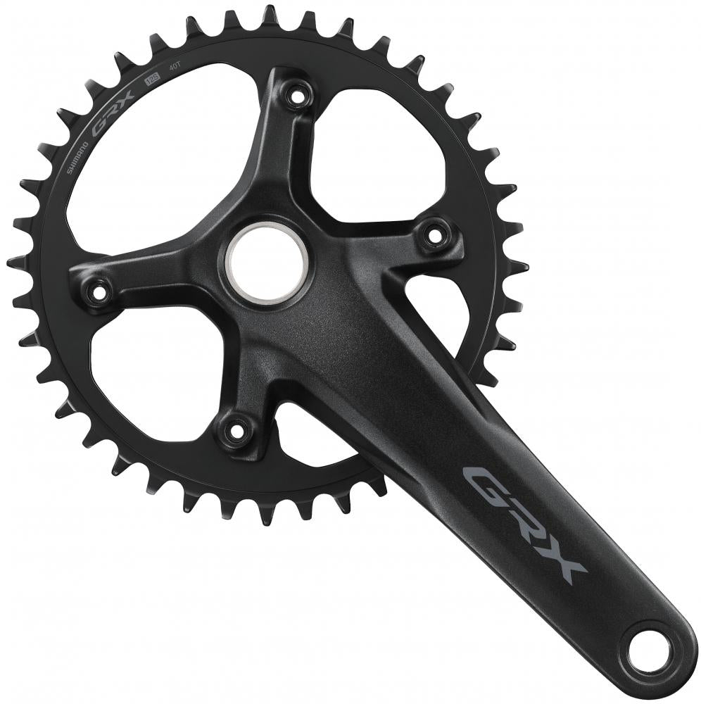 SHIMANO Kurbelgarnitur GRX FC-RX610-1 170 mm 40 Zähne - robustes 1-fach Gravel-Antriebssystem