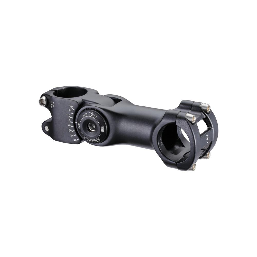 BBB Cycling Vorbau einstellbar HighSix 31.8 110mm schwarz - ergonomische Komfortanpassung
