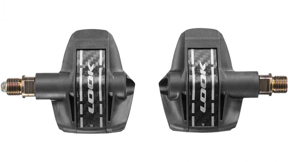 Look Keo Blade Power Single Black - Powermeter-Klickpedal, linkseitige Leistungsmessung, Carbon-Körper, Bluetooth & ANT+, 60 h Akku