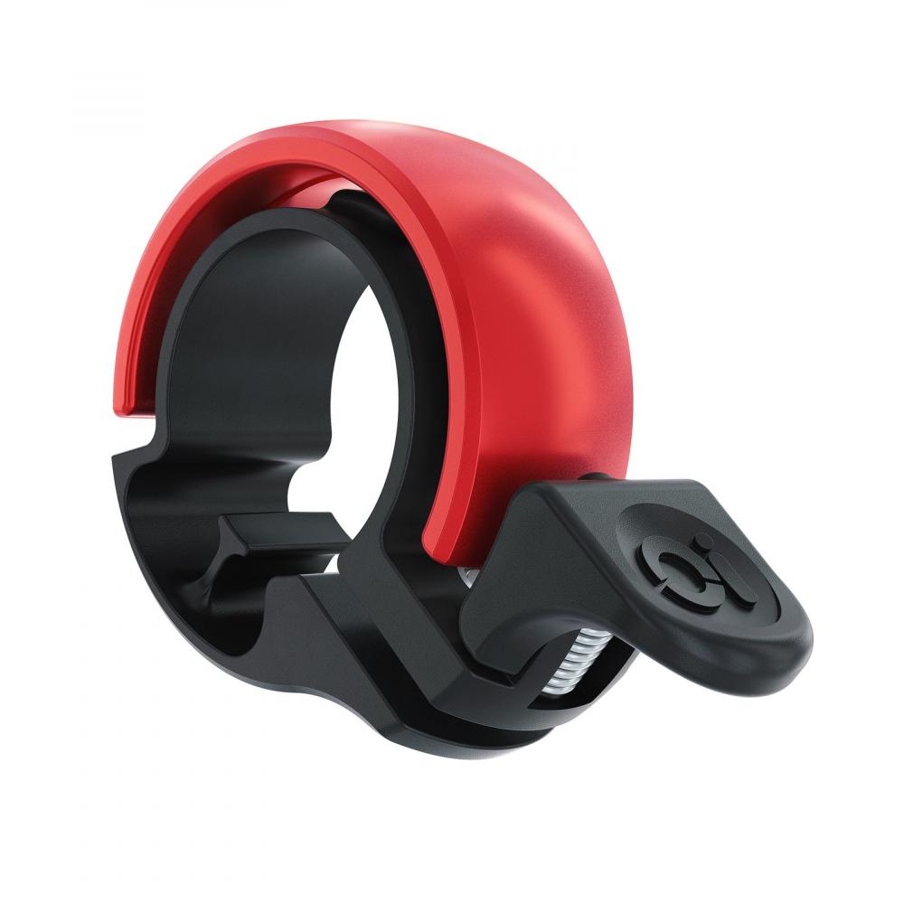Knog Fahrradklingel Oi Classic klein 22.2mm schwarz rot