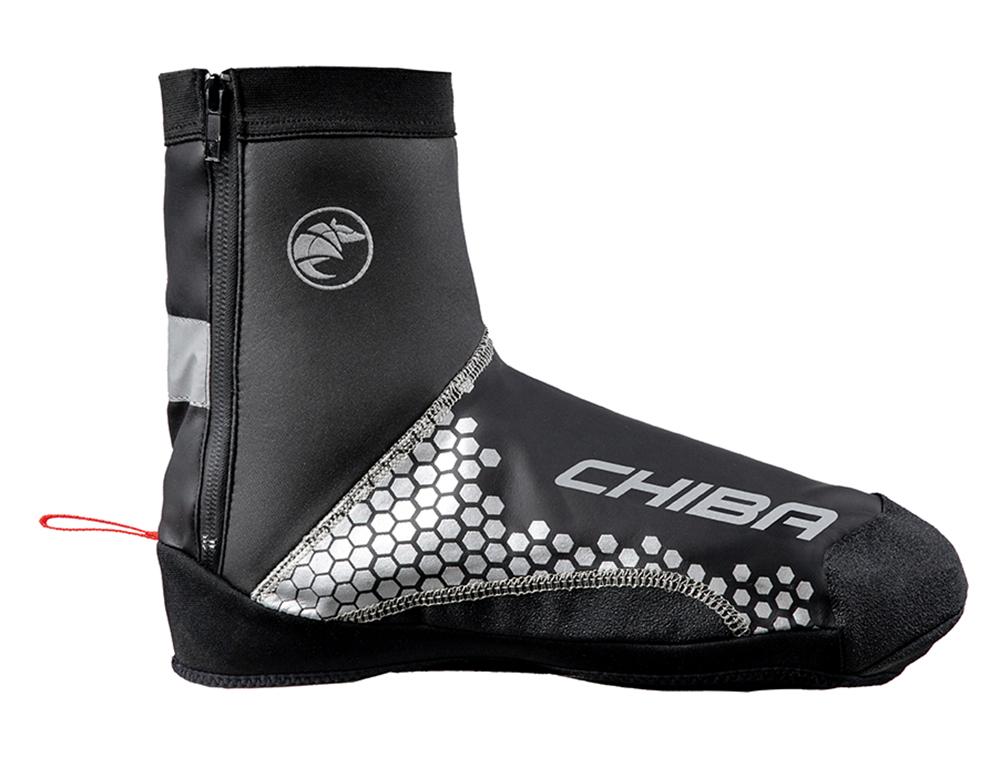 CHIBA MTB Überschuh - XXL, wasserdicht, winddicht, atmungsaktiv, schwarz