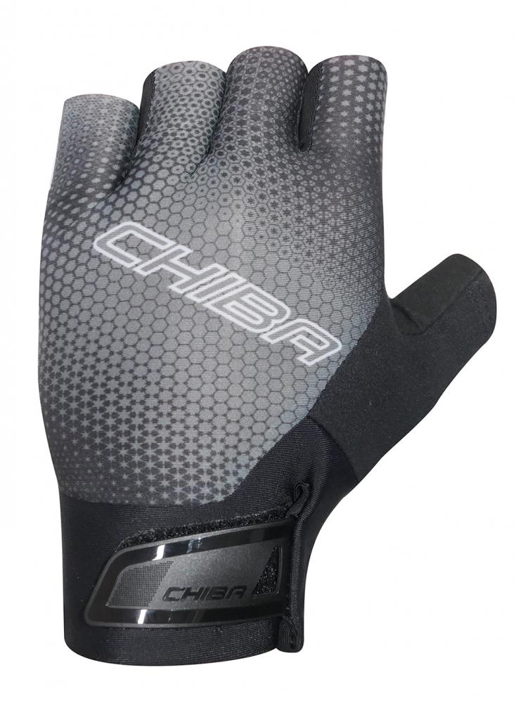 CHIBA Ergo Superlight - Radhandschuhe dunkelgrau L, gepolstert, atmungsaktiv