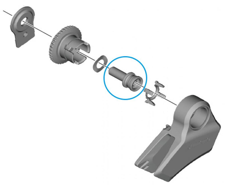 SHIMANO Befestigungsschraube Führung E-BIKE SYSTEMS CD-EM800 - 55 mm