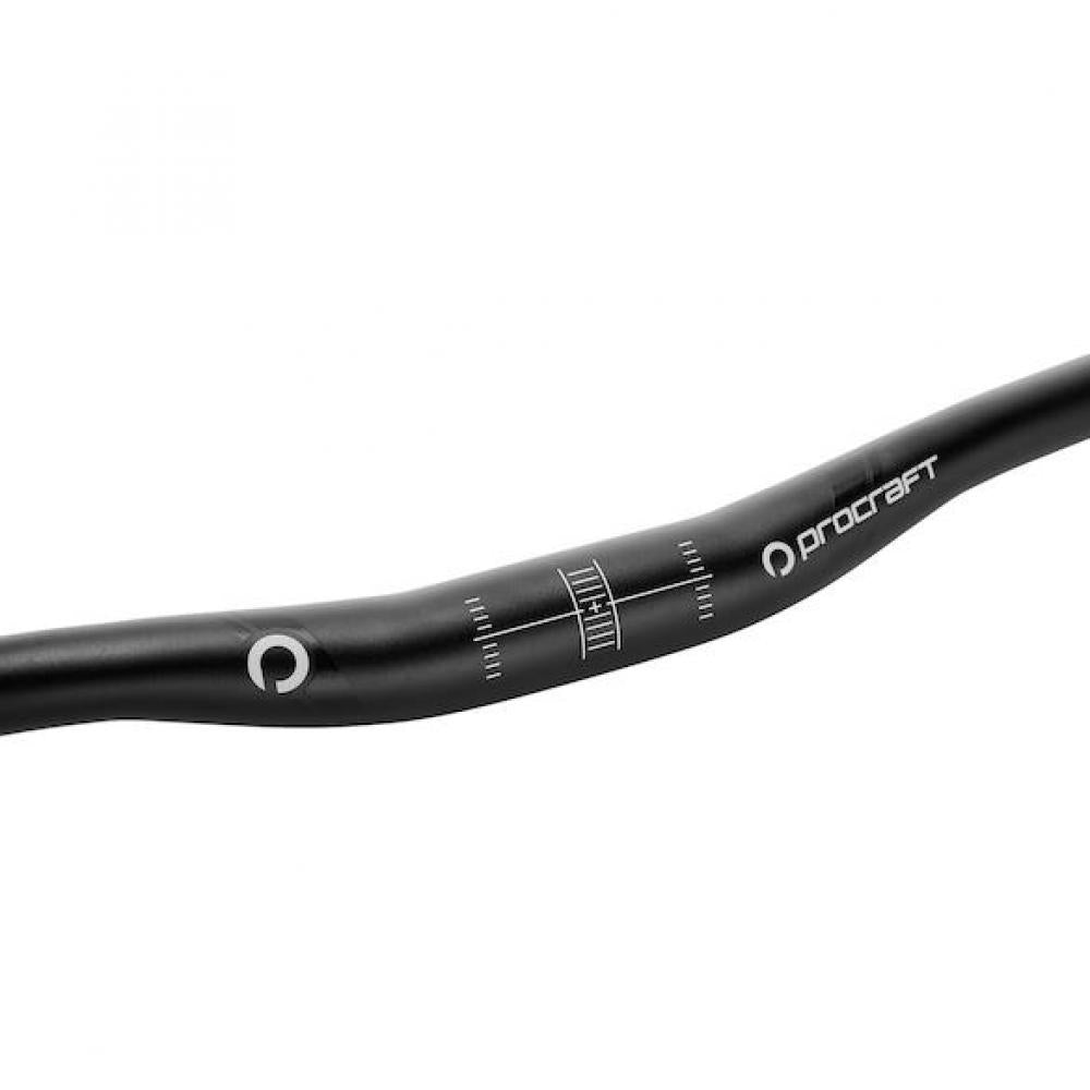 Procraft Lenker Riser Race 760 x 31,8 mm Schwarz - 6061-T6 Aluminium mit 15 mm Rise