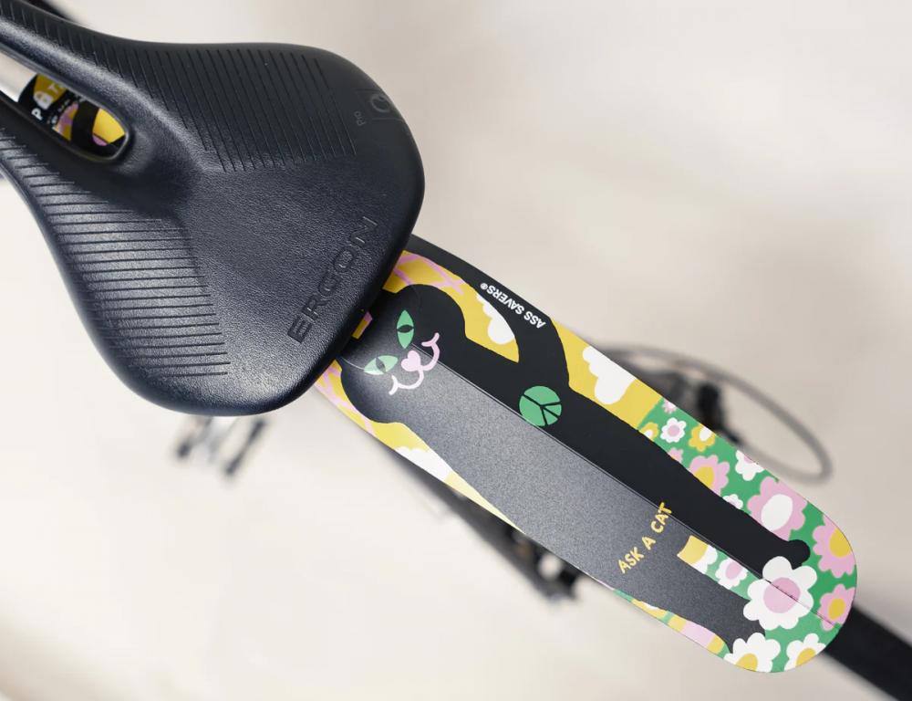 Ass Savers ASR-1 Regular Spritzschutz HR, bits n peaces Special Edition  Leichter, flexibler Schutz für Ihr Hinterrad, einfach montierbar, passend für die meisten Fahrräder