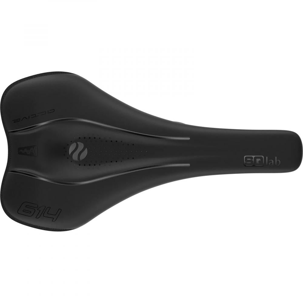 ERGOWAVE SQlab 614 ERGOWAVE® active 2.1 Sattel 13 cm - ergonomisch für Gravelbikes Kevlarbezug Tube Streben schwarz perfekte Druckentlastung und Komfort - Fahrradsattel