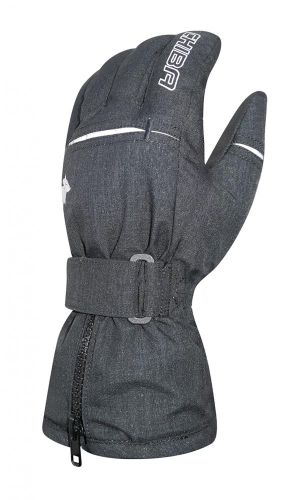 CHIBA Plus Finger - wasserdichte Winter-Radhandschuhe mit Primaloft, Touchfinger, Größe 12, schwarz