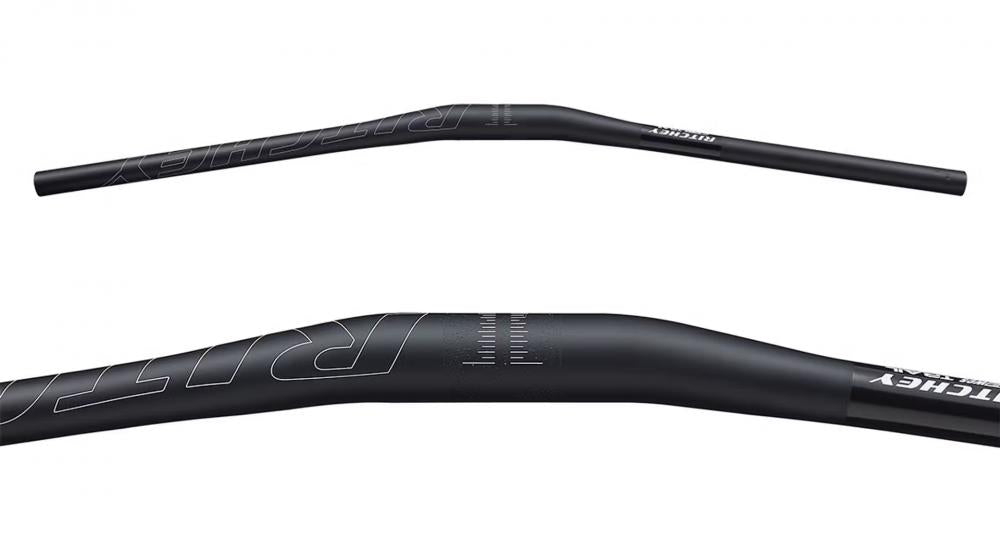 Ritchey WCS Trail Rizer MTB-Lenker 31,8 mm, 800 x 30 mm, 9° Backsweep, 2° Upsweep, Farbe Blatte Black, aus dreifach konifiziertem 7050 Aluminium