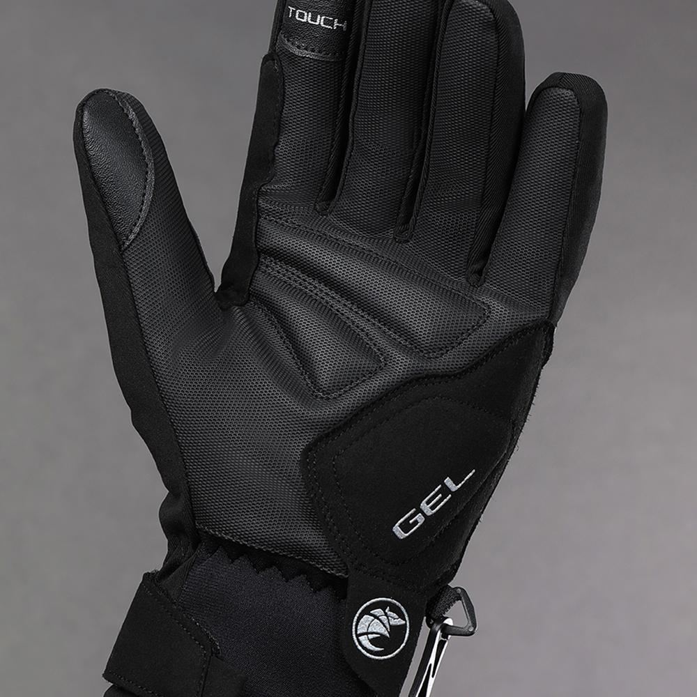 CHIBA Dry Star - wasserdichte, winddichte & atmungsaktive Radhandschuhe schwarz XL