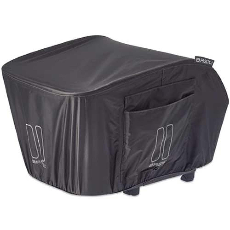 Basil Keep Dry Regenhaube für Icon Bold Fahrradkorb - Wasserdicht Grau