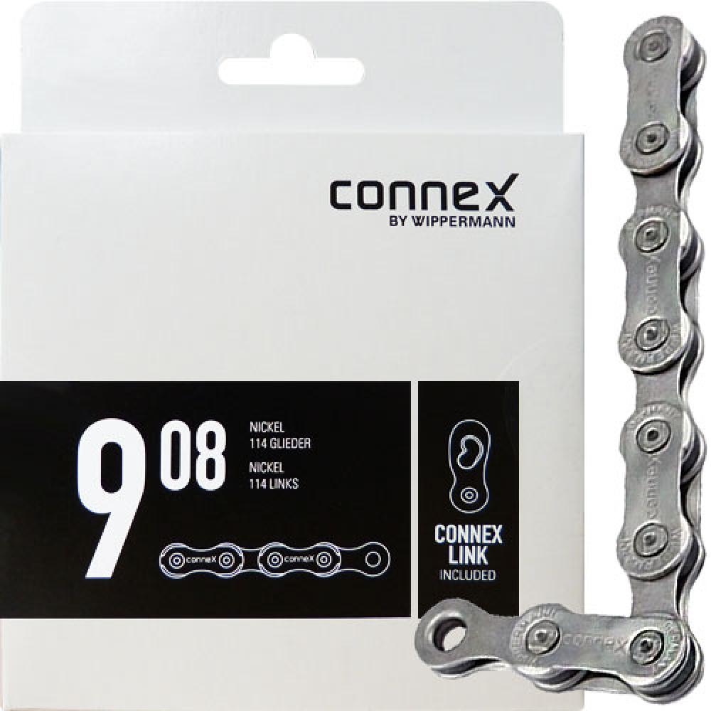 Connex Wippermann Kette 908 1/2" x 11/128" 114 Glieder 6,6mm 9-fach