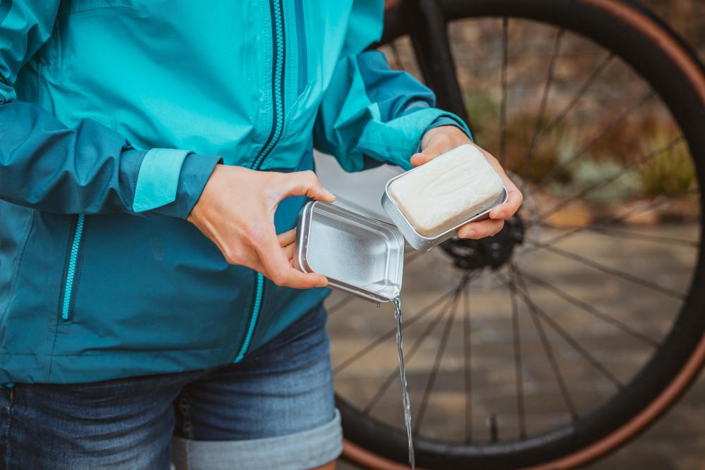 Schwalbe BIKE SOAP Alu-Box 3-teilig - robuste Aufbewahrung ohne Seife
