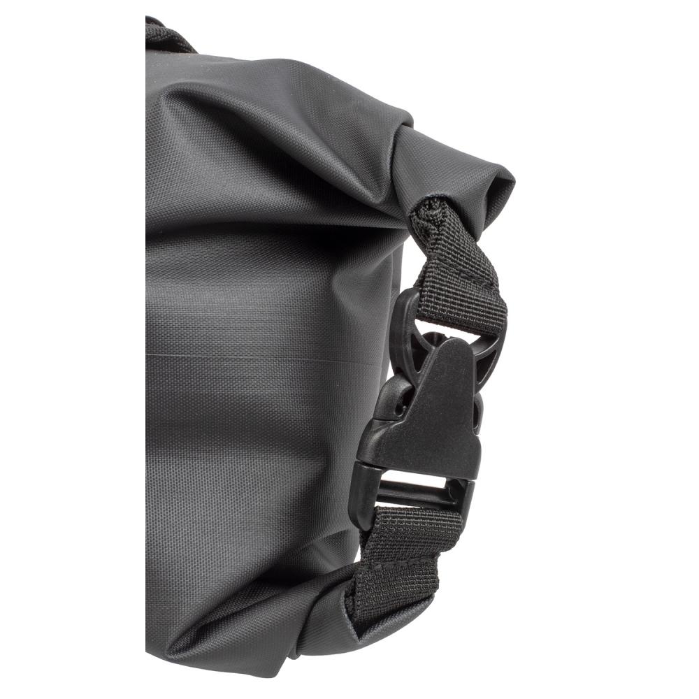 M-WAVE Rough Ride Front Black Series Lenkertasche - 10 l wasserdichte Front-Bikepacking-Tasche