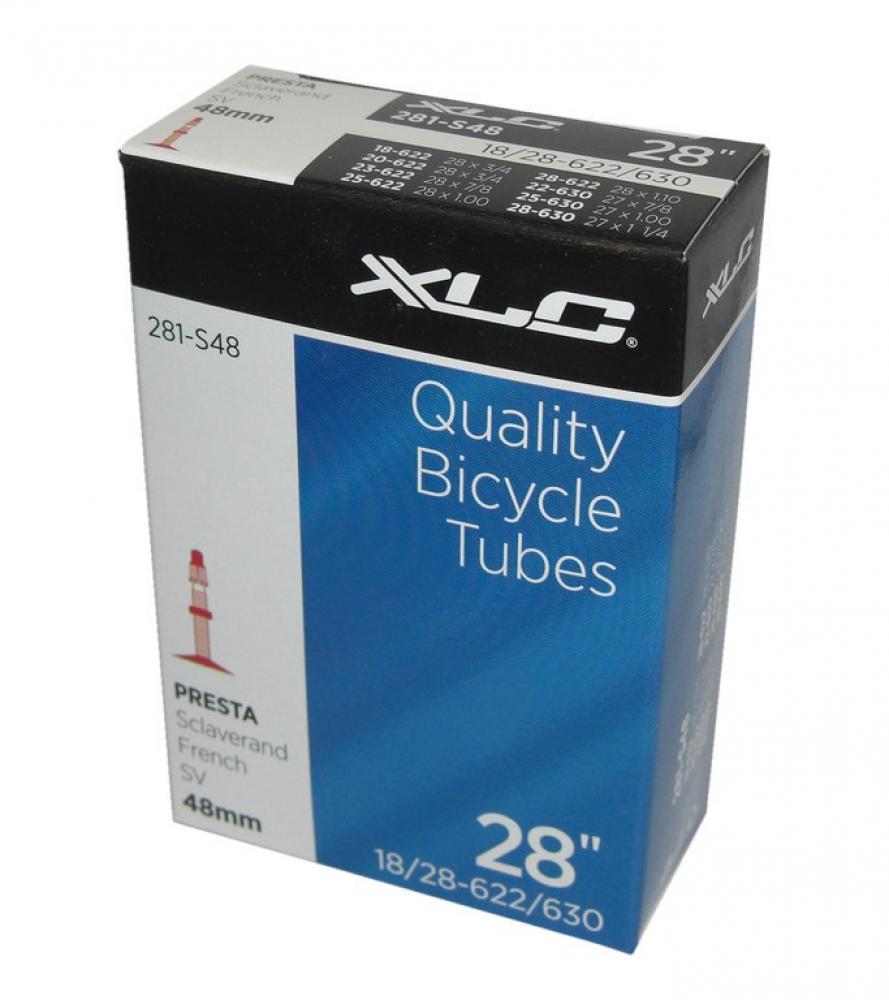 XLC Fahrradschlauch 700x18/28C 18/28-622/630 SV 48 mm