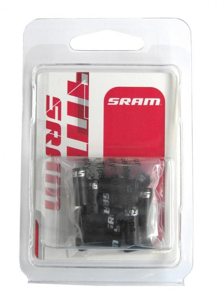 SRAM Kabelenden Kit schwarz - Saubere, zuverlässige Zugführung für Bremse und Schaltung
