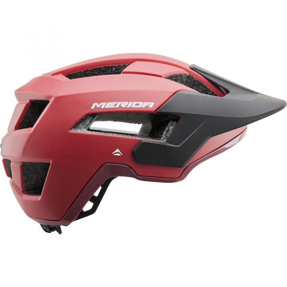 Merida Helm Northshore rot 54-58 cm Rot - sicherer All-Mountain & Trail Fahrradhelm