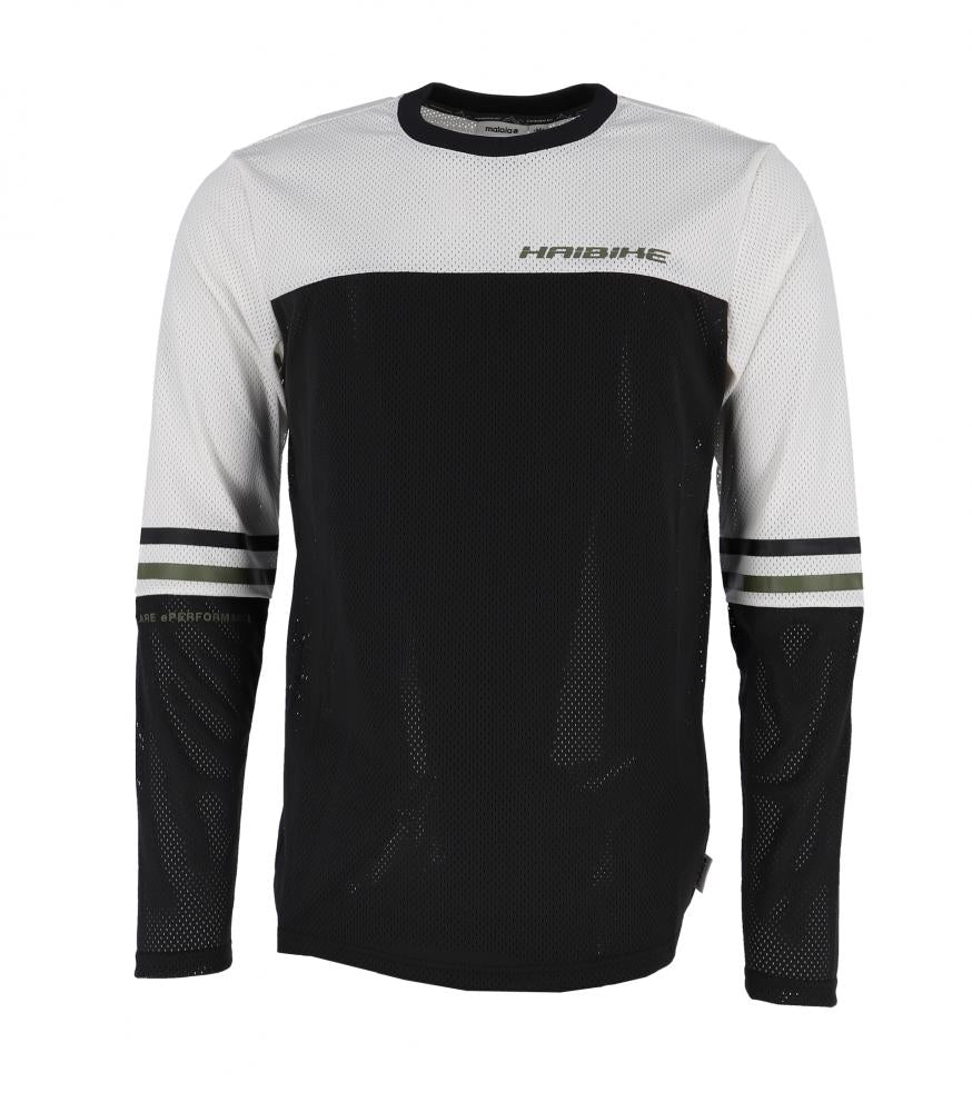Haibike Hochries Freeride Langarmshirt - Größe M, schwarz/multi