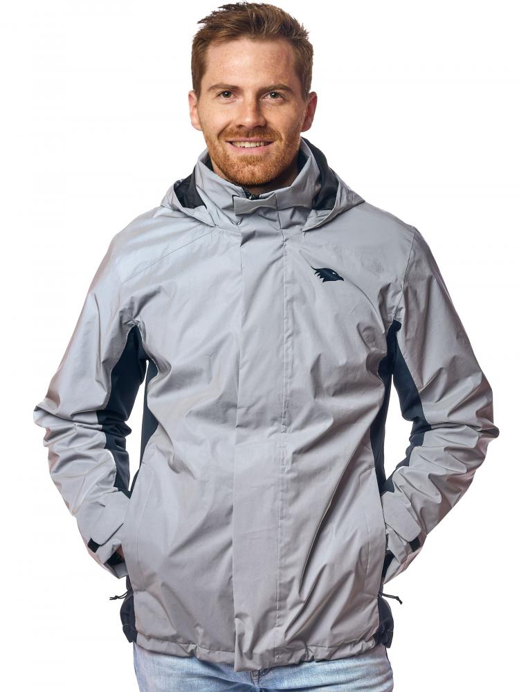 Valkental Jacke 3in1 Smart Jacket wasserdichte Jacke mit Fleece Zipp-In Herren 3XL grau