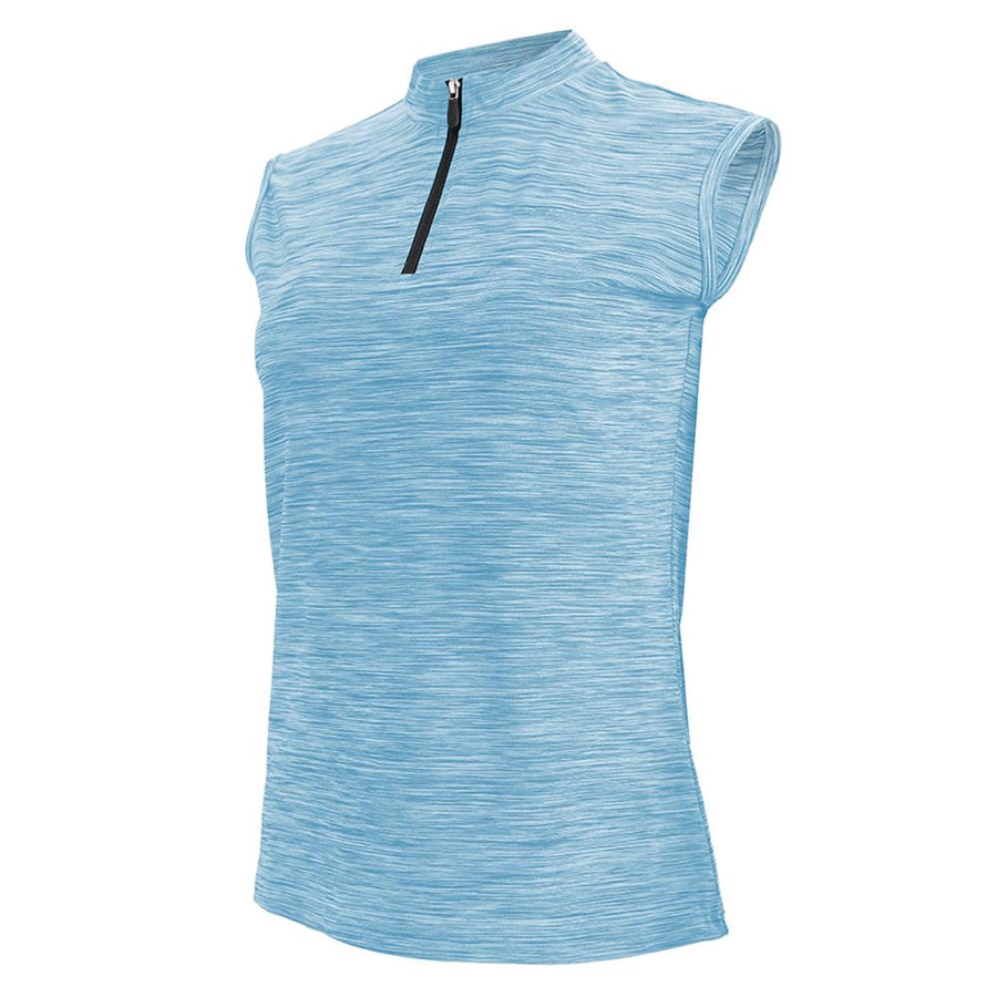 CHIBA Lady Melange Shirt Sleeveless - ärmelloses Radsport-Trikot, royal, Gr. M