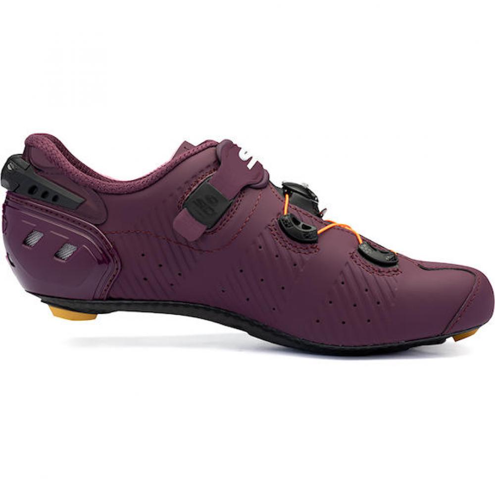 Sidi ROAD Wire 2S wine 40,5 weinrot - steifer Rennradschuh mit Carbon-Sohle