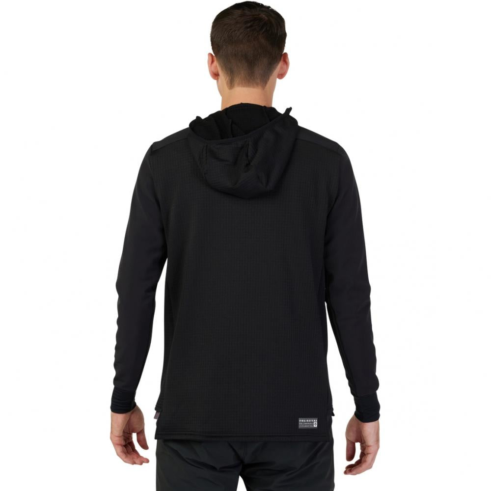 FOX Defend Thermal MTB-Hoodie Schwarz XXL mit Polartec Power Grid