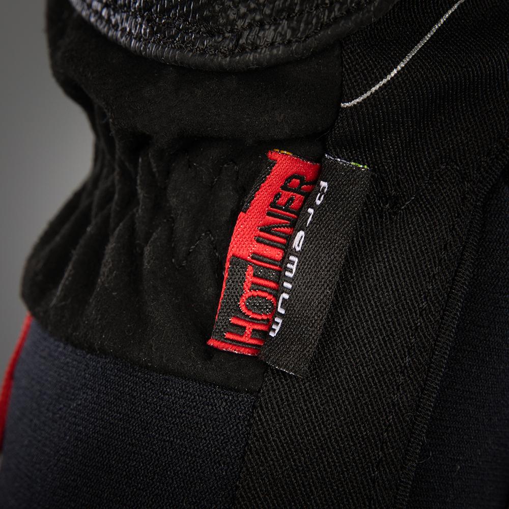 CHIBA Warm Winter - wasserdichte Winter-Radhandschuhe schwarz XL mit Gelpolsterung