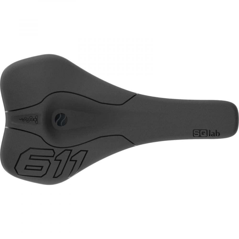 SQlab Sattel 611 ERGOWAVE® CrMo 14cm - Ergonomischer Fahrradsattel mit Stufensattel-Technologie