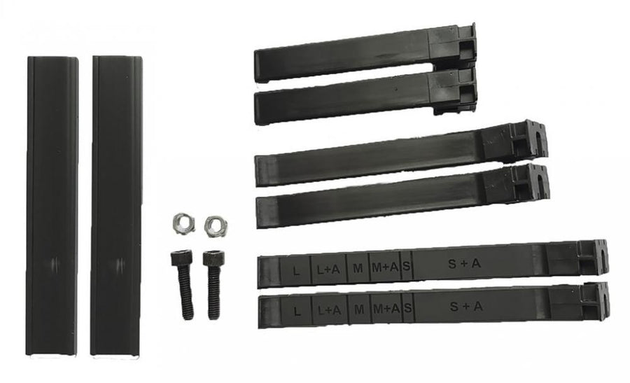 Zefal Montagematerial für Mudguards passend NoMud RM29 RS75 schwarz
