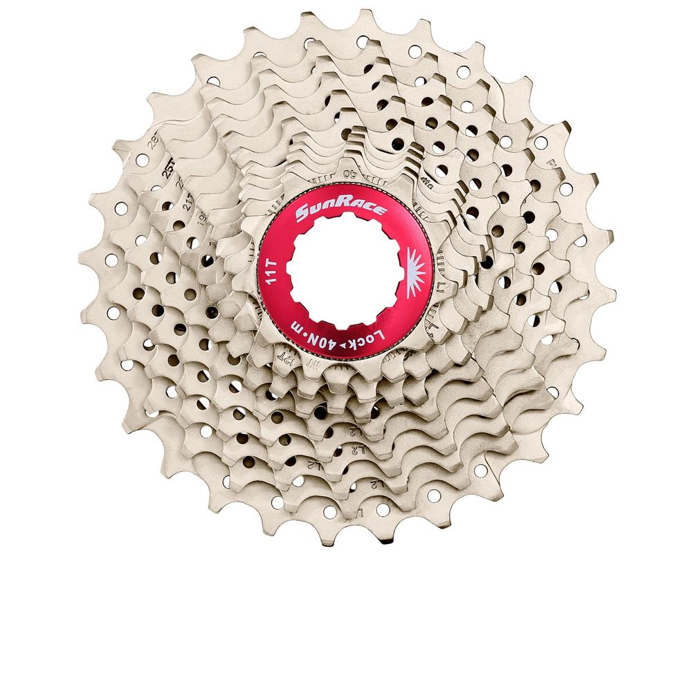 SunRace CSRX1 11-fach Rennrad Kassette 11-28 Zähne silber für Sram Shimano