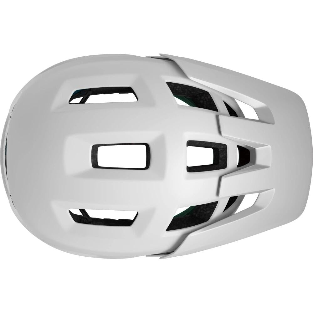 LAZER Helm Coyote KinetiCore MTB Matte Full White (S) - sicherer Trail-Helm mit Top-Belüftung