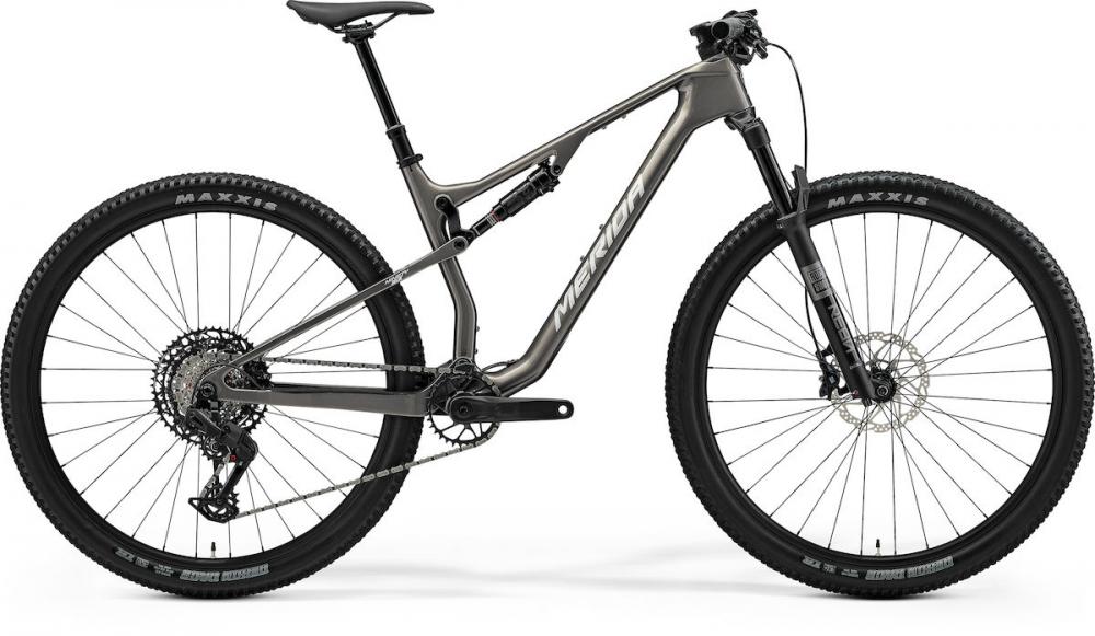 Merida NINETY-SIX 6000 warm slate grey(silver) M grau - leistungsstarkes Fully für ambitionierte Trails