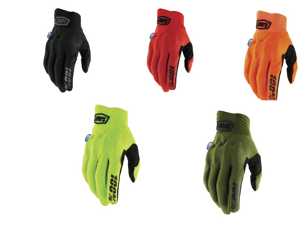 100% Cognito Smart Shock Gloves M Fluo Yellow / Black - maximaler Schutz & Grip