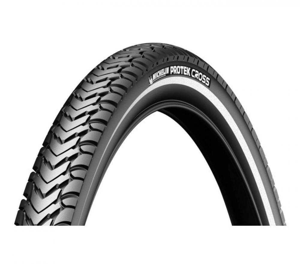 Michelin Protek Cross Fahrradreifen 28 Zoll (32-622) - Pannensicherer E-Bike Reifen mit Reflex-Streifen